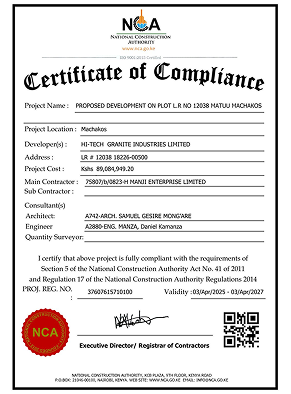 Certificate two