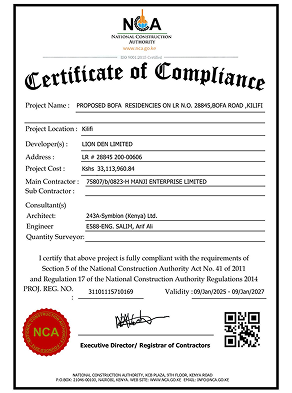 Certificate three